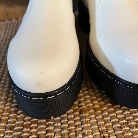Story White‎ Platform Boots Size 8 - Picture 6 of 10